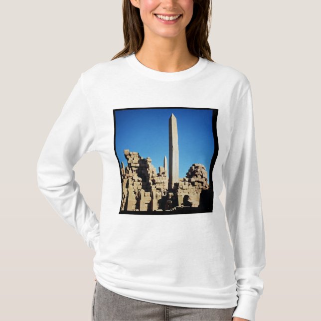 Obelisksna av Tuthmosis mig och Hatshepsut Tee Shirt (Framsida)
