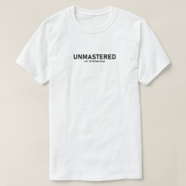 Obemannad Audio T-Shirt - Kreativ Glitch Stil