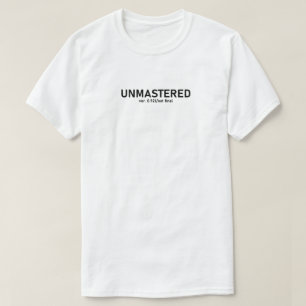 Obemannad Audio T-Shirt - Kreativ Glitch Stil