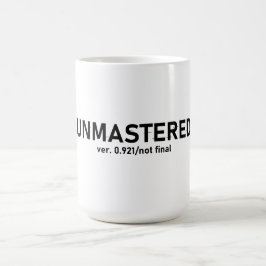 Obemannad Audio T-Shirt - Kreativ Glitch Stil Kaffemugg