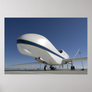 Obemannade luftfartyg från Global Hawk Poster