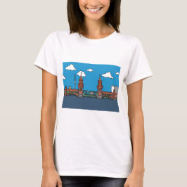 Oberbaum överbryggar i Berlin T-shirt