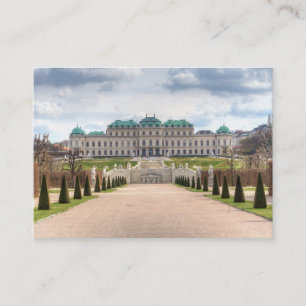 OberBelvedere Wien Österrike Visitkort