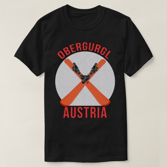 Obergurgl Austria T Shirt (Design framsida)