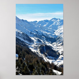 Obergurgl Hochgurgl Tirol Österrikes Alpernor Öste Poster