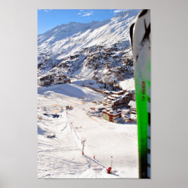 Obergurgl Hochgurgl Tyrol Österrikes Alpernor Öste Poster