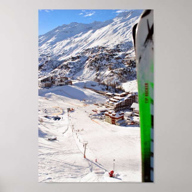 Obergurgl Hochgurgl Tyrol Österrikes Alpernor Öste Poster (Framsidan)