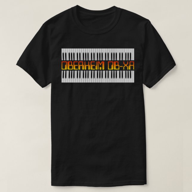 Oberheim OBXA Vintage Synth  T Shirt (Design framsida)
