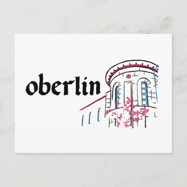 Oberlin College - Finney Chapel Vykort (Framsida)