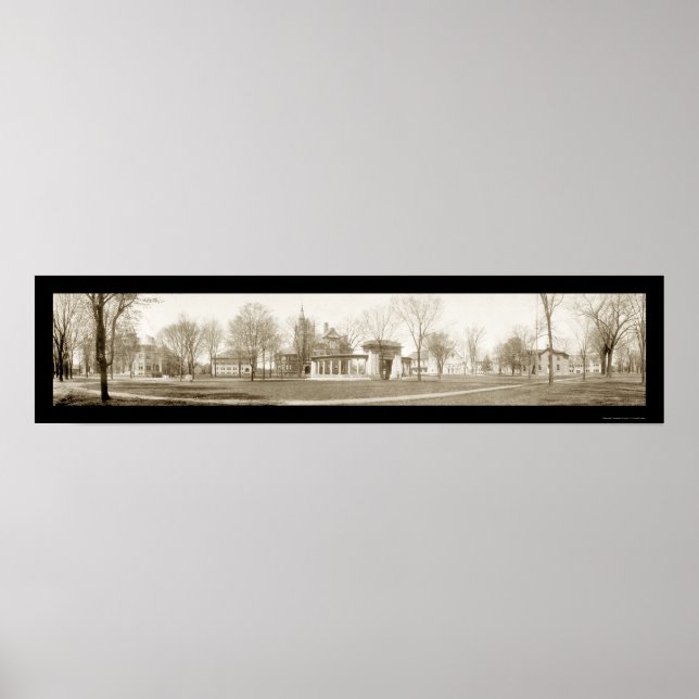 Oberlin College, Ohio Photo 1909 Poster (Framsidan)