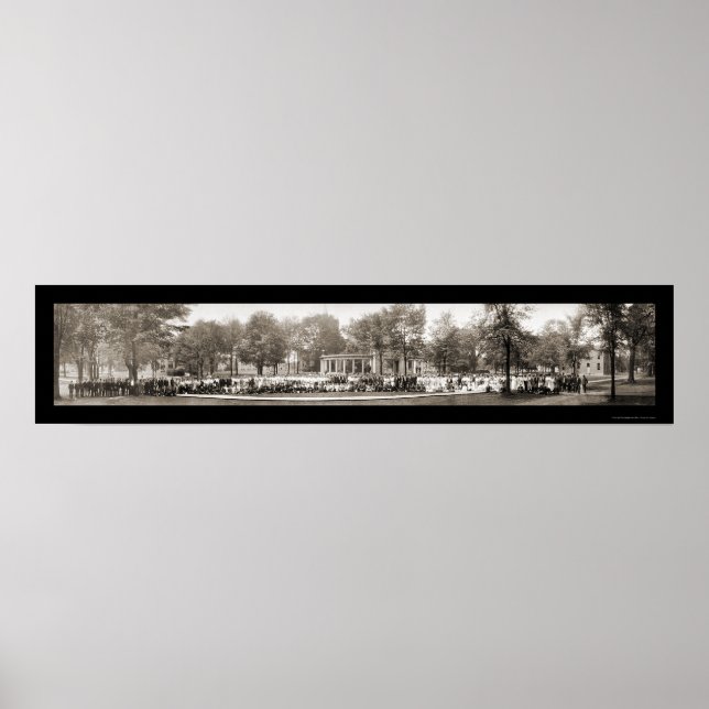 Oberlin College Studenter Photo 1906 Poster (Framsidan)