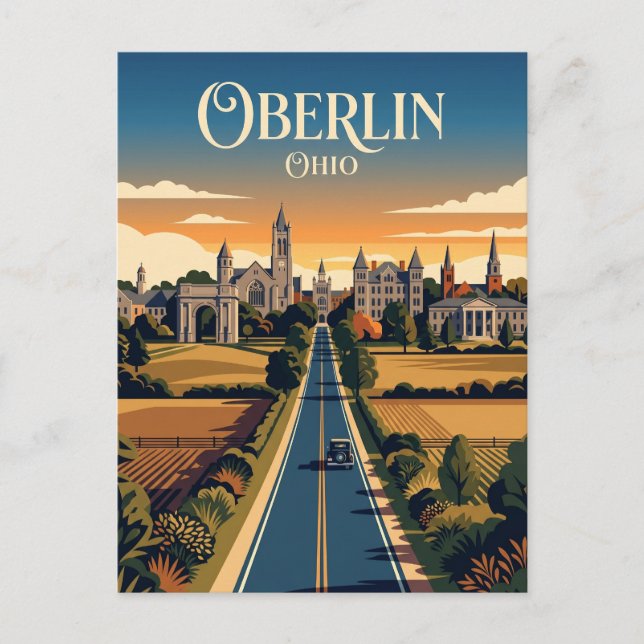 Oberlin USA Vykort (Framsida)