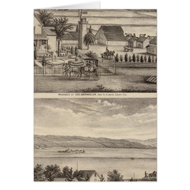 Obermuller, Wille residences Hälsningskort (Framsidan)