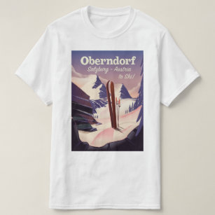 Oberndorf, Salzburg, Österrike, skidposter T Shirt