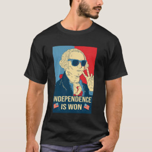 Oberoende är Won George Washington Independence T Shirt