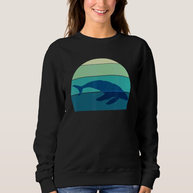 Oberoende av havets däggdjur Humpback Whale Rhode  T Shirt (Framsida)