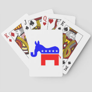 OBEROENDE & BIPARTISAN - Donkey/Elephant Hybrid Spel Kort