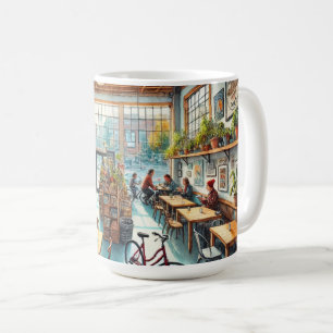 Oberoende Cafe i Portland Oregon Kaffemugg