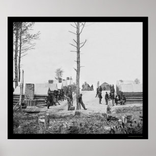 Oberoende Cavalry Company in Oneida, NY 1865 Poster
