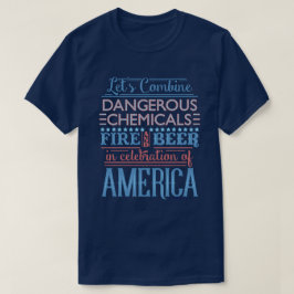 Oberoende Fireworks Beer Mörk T Shirt