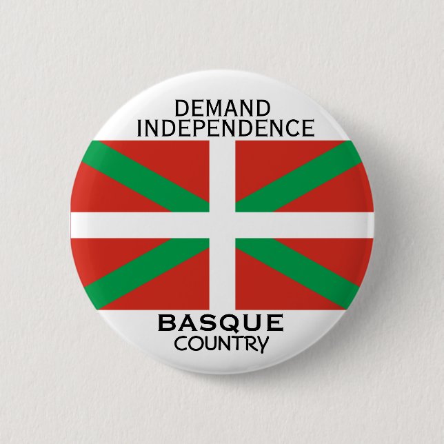Oberoende för Baskien Land Knapp (Framsida)