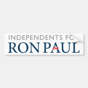 Oberoende för den Ron Paul bildekalet Bildekal