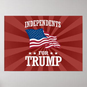 OBEROENDE FOR TRUMP POSTER