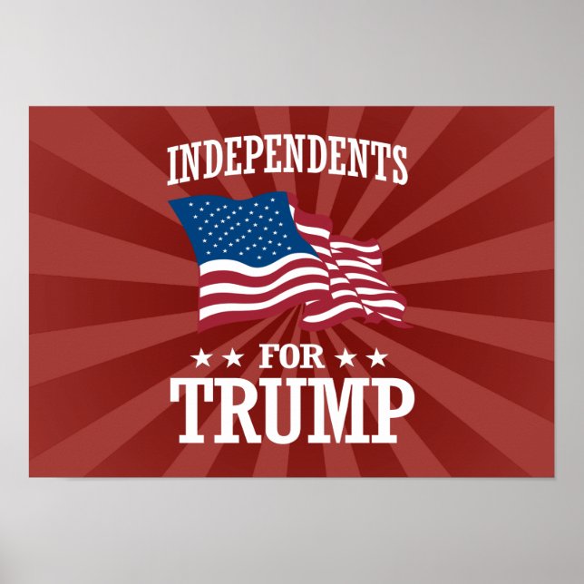 OBEROENDE FOR TRUMP POSTER (Framsidan)