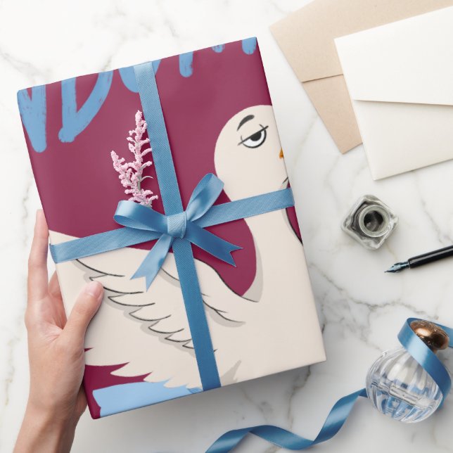 Oberoende Gås-läge Rolig Balettgås Presentpapper (Gifting)