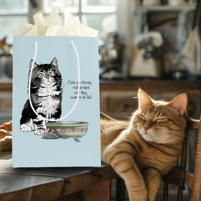 Oberoende Grå Tabby Blå Söt Rolig Katt (Skapare uppladdad)