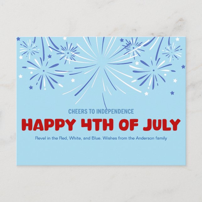 Oberoende! Helg Vykort (Framsida)