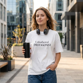 Oberoende huvudperson Minimalistisk Modernt Citat T Shirt