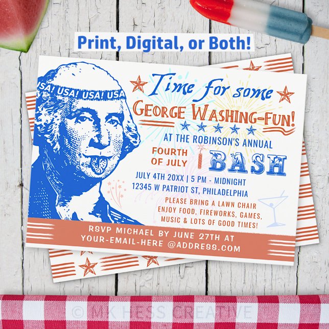 Oberoende Party | Washington Inbjudningar (Skapare uppladdad)