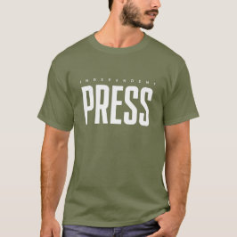 Oberoende Press Grönt Badge T Shirt