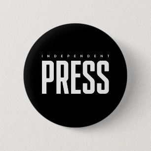 Oberoende Press Identification Badge Knapp