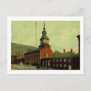 Oberoendehallen, Philadelphia Vintage Vykort