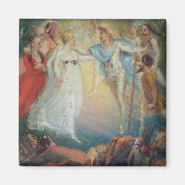 Oberon och Titania från "A Midsommar Night's Dream Magnet (Framsidan)
