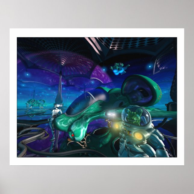 Oberon Rest Area #6 Poster (Framsidan)