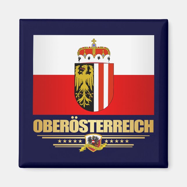 Oberosterreich (Oberösterreich) Magnet (Framsidan)