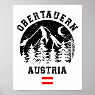 Obertauern Austria Alpernas Ski Resort Alpine Skii Poster