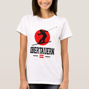 Obertauern Austria Ski Resort Alpernas Austria Ski T Shirt