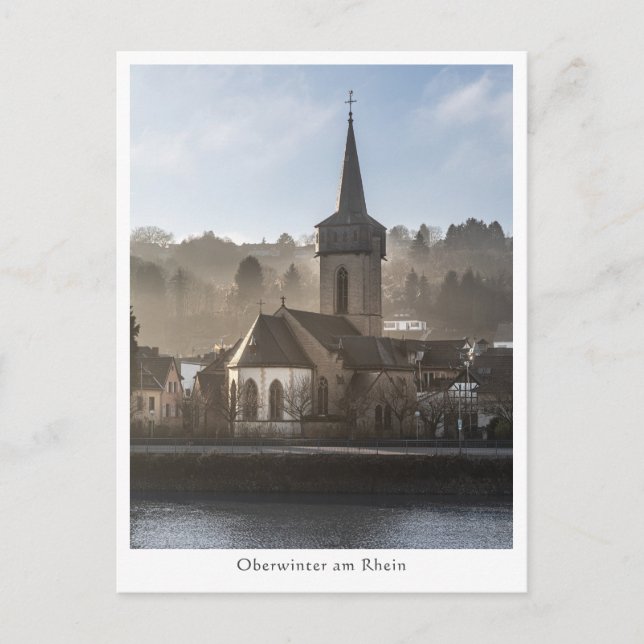 Obervinteram Rhein Vykort (Framsida)