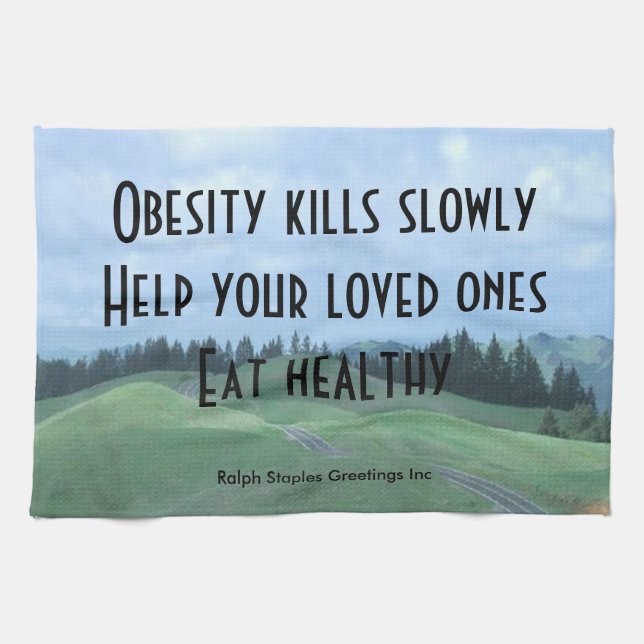 Obese Kökshandduk (Horisontell)