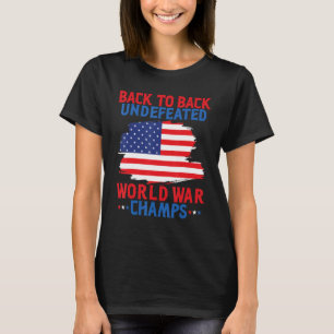 Obesegrad 2-Världskrig Champs 4:e juli P T Shirt