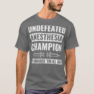Obesegrad anestesi Champion Anesthetist CRNA Nu T Shirt