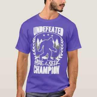 Obesegrad Göm och sök Champion Bigfoot Sasquatc T Shirt