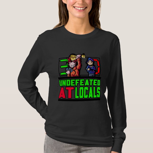 Obesegrad Långärmad för lokal Logotyp T Shirt (Framsida)