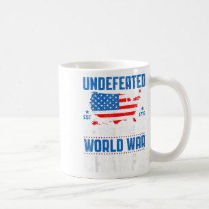 Obesegrad två gånger Världskriget Champs Patriotic Kaffemugg
