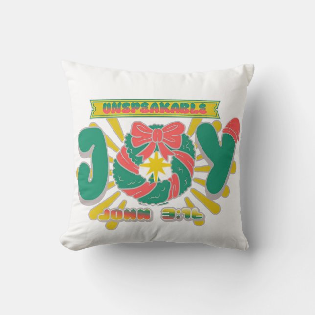 Obeskrivlig Joy Kudde (Framsida)