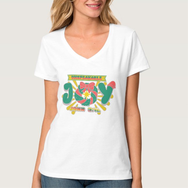 Obeskrivlig Joy T Shirt (Framsida)